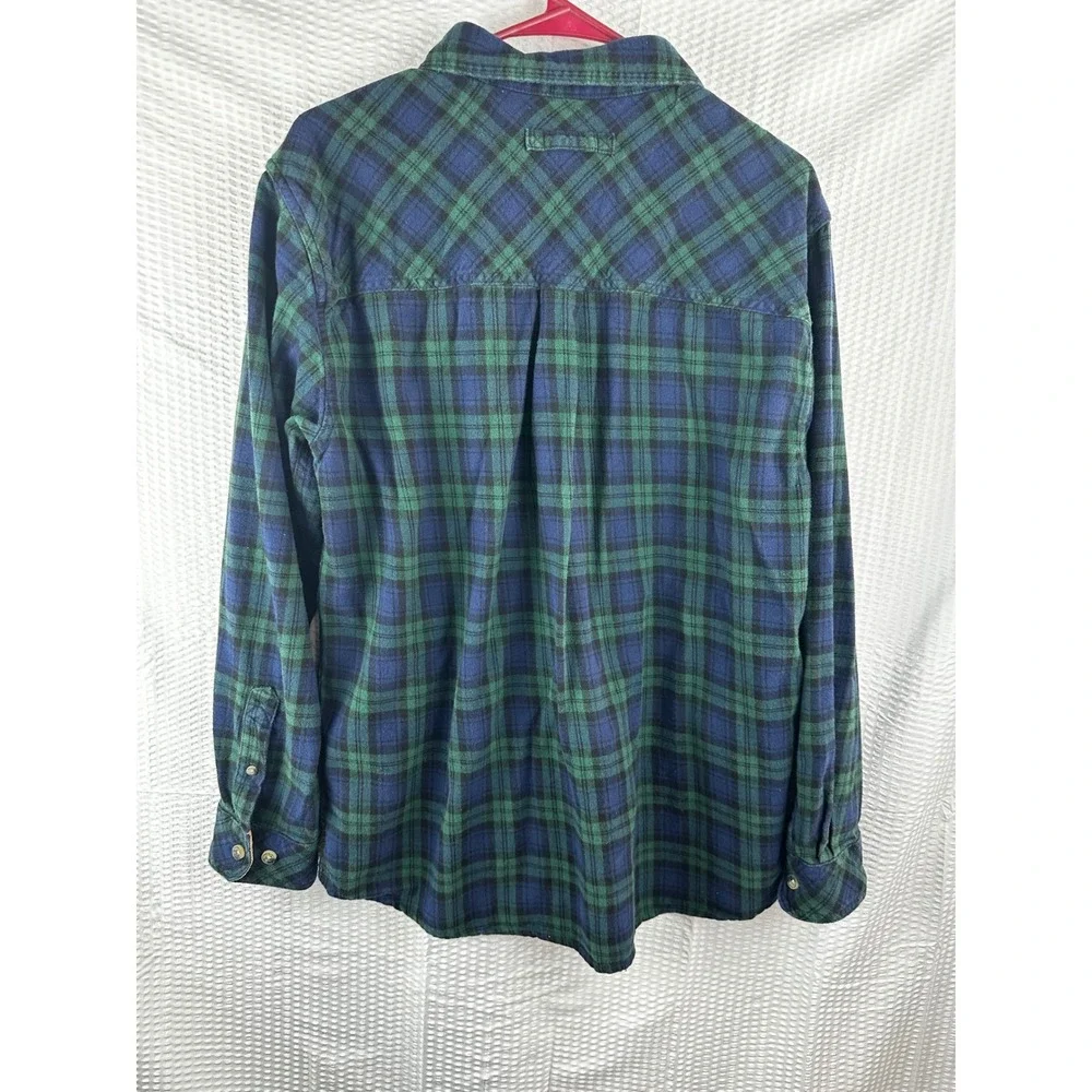 Legendary White Tails The Original Buck Camp Shirt LARGE Plaid‎ Corduroy cuffs